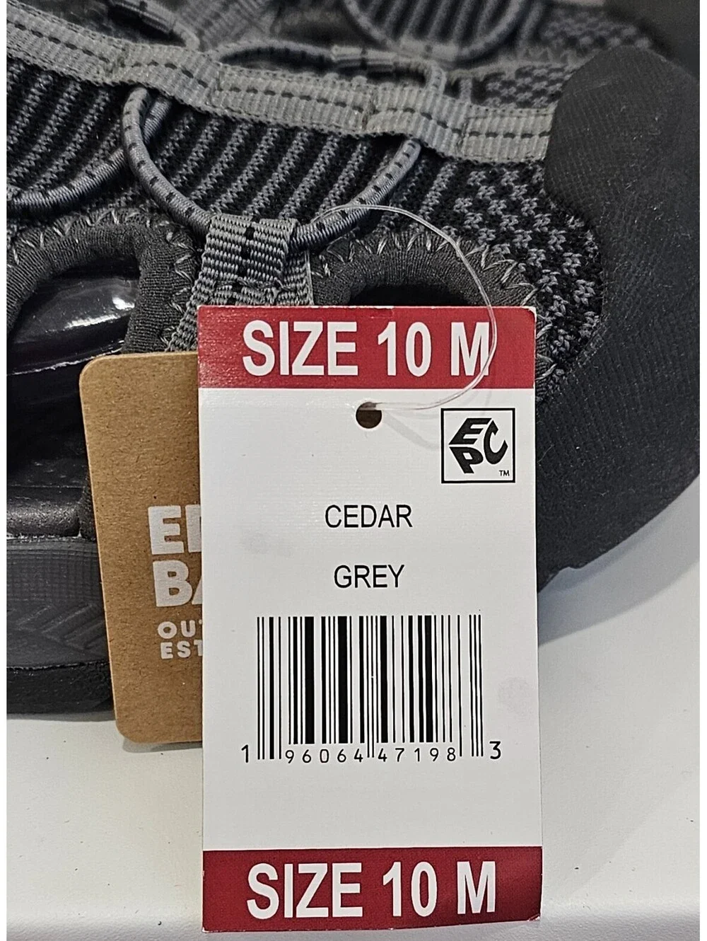 NWT Eddie Bauer Cedar Sport Sandals Men's Size 10 M Gray Outdoor Water Shoes